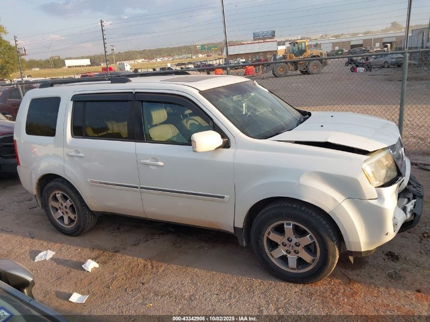 2011 Honda Pilot Touring VIN: 5FNYF4H9XBB095599 Lot: 43342908