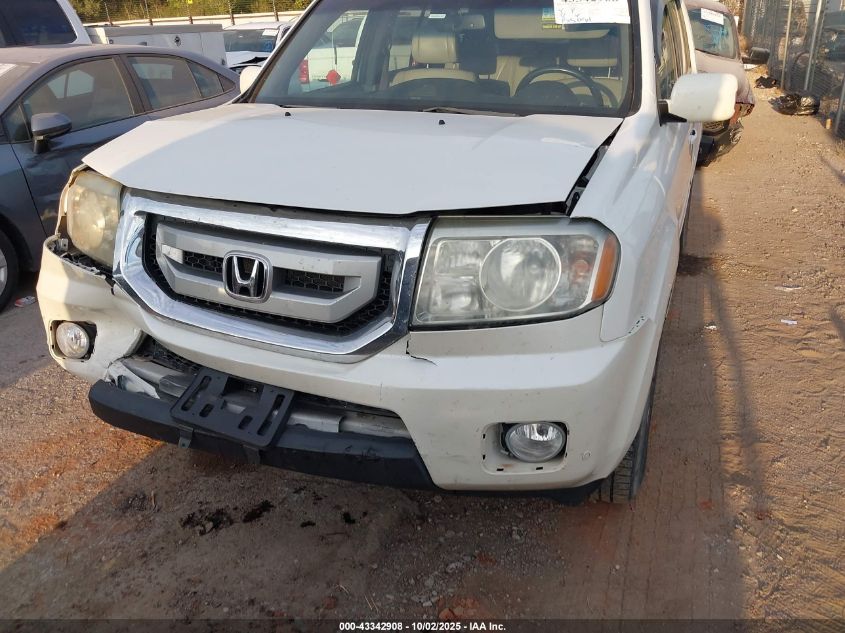 2011 Honda Pilot Touring VIN: 5FNYF4H9XBB095599 Lot: 43342908