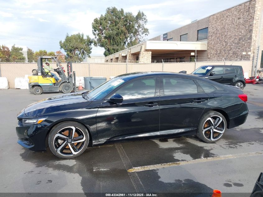 2021 Honda Accord Sport 2.0T VIN: 1HGCV2F32MA034051 Lot: 43342961