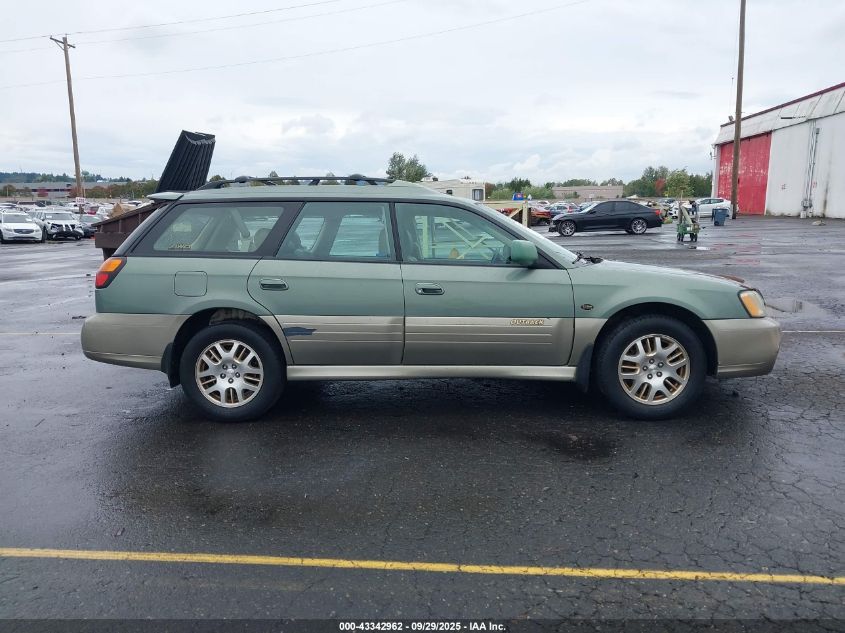 2003 Subaru Outback H6-3.0 L.l. Bean Edition VIN: 4S3BH806X37619267 Lot: 43342962