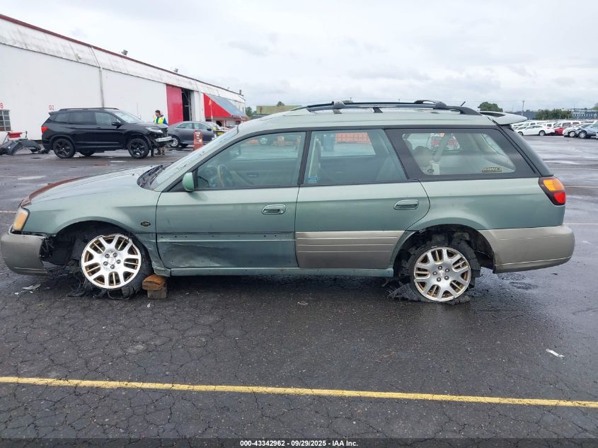 2003 Subaru Outback H6-3.0 L.l. Bean Edition VIN: 4S3BH806X37619267 Lot: 43342962