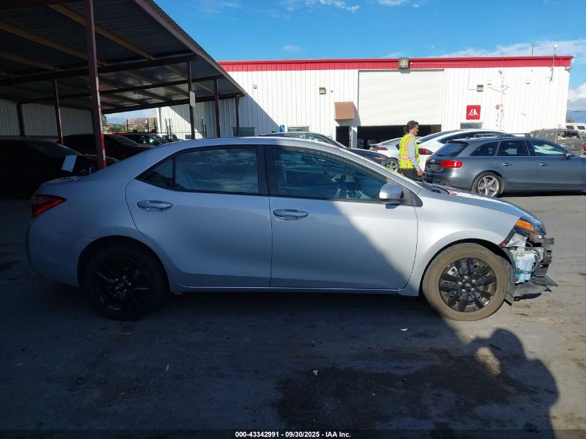 2017 Toyota Corolla Le VIN: 2T1BURHE6HC938734 Lot: 43342991