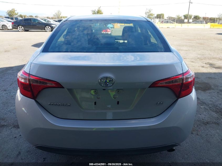 2017 Toyota Corolla Le VIN: 2T1BURHE6HC938734 Lot: 43342991