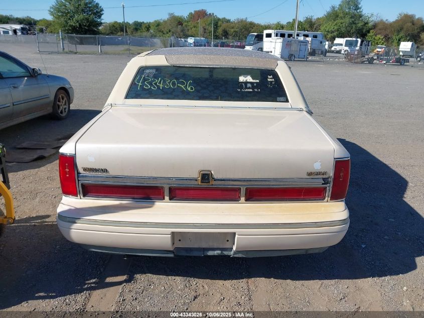 1997 Lincoln Town Car Cartier VIN: 1LNLM83W8VY620308 Lot: 43343026