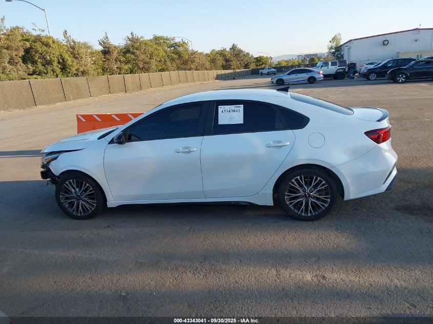 2022 Kia Forte Gt-Line VIN: 3KPF54AD7NE437805 Lot: 43343041