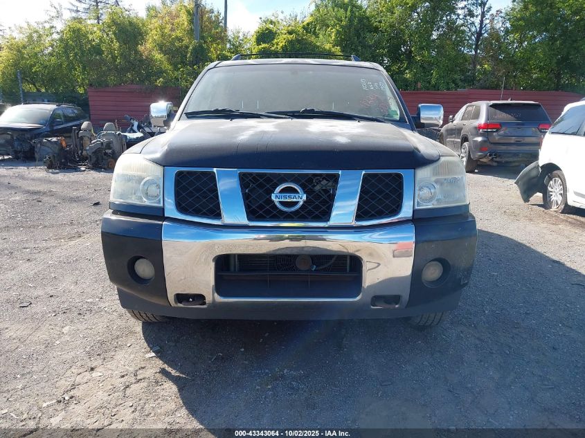2007 Nissan Armada Le VIN: 5N1BA08C37N723693 Lot: 43343064
