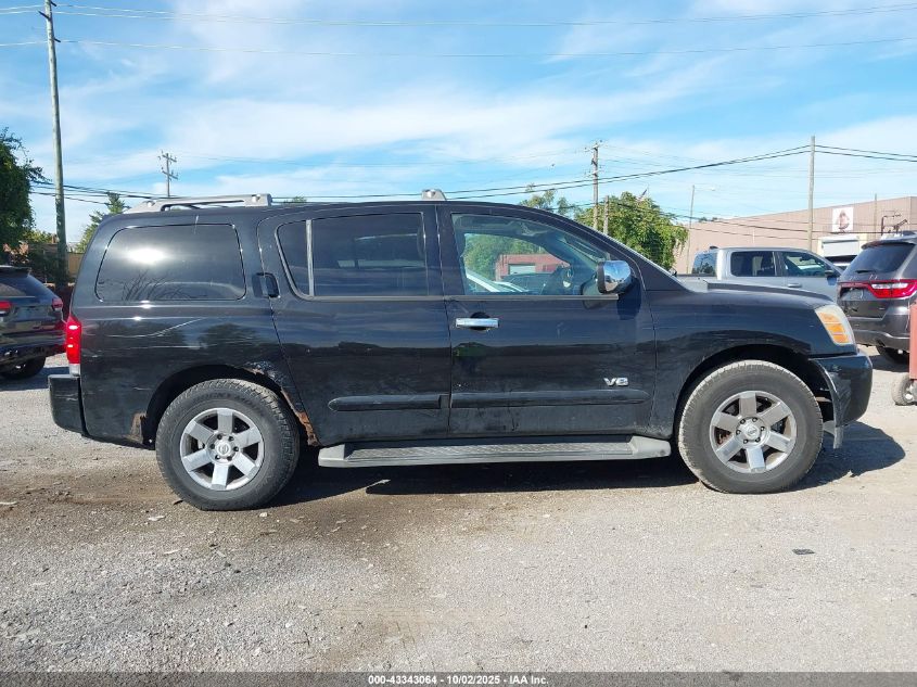 2007 Nissan Armada Le VIN: 5N1BA08C37N723693 Lot: 43343064