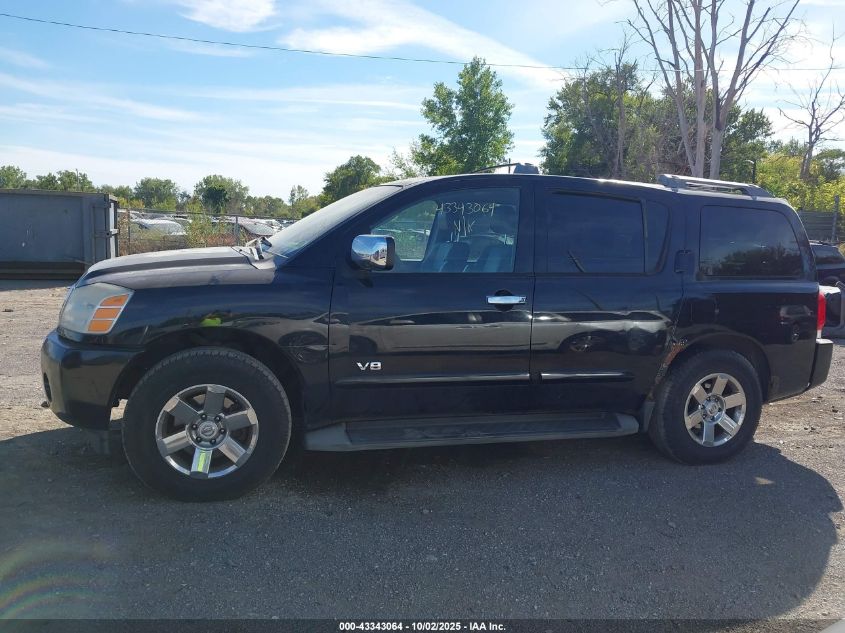 2007 Nissan Armada Le VIN: 5N1BA08C37N723693 Lot: 43343064