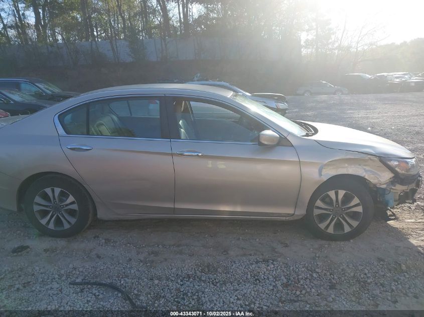 2014 Honda Accord Lx VIN: 1HGCR2F32EA270592 Lot: 43343071