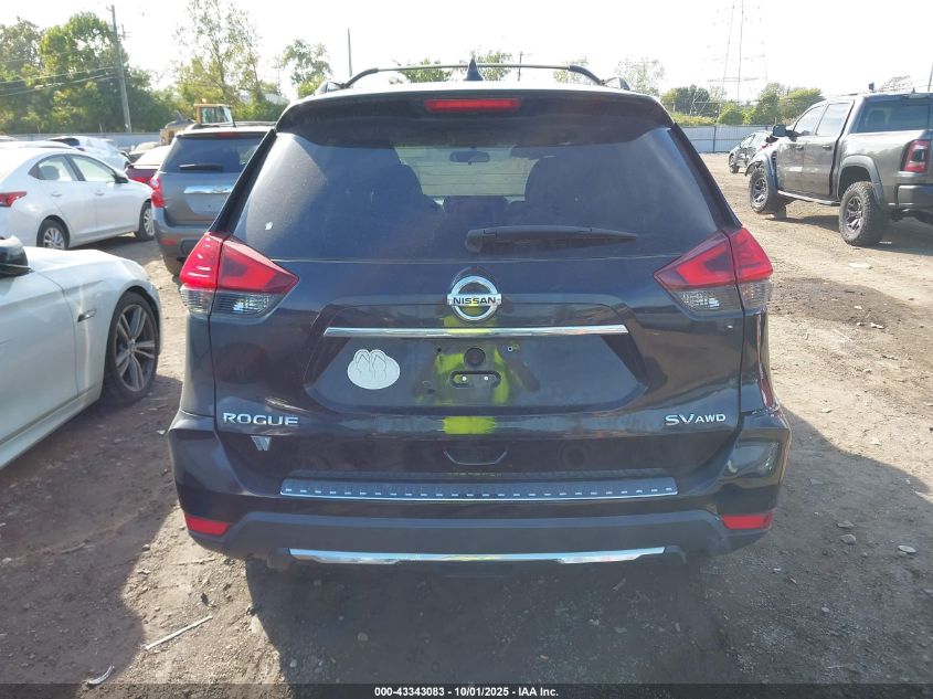 2017 Nissan Rogue Sv VIN: 5N1AT2MV4HC802957 Lot: 43343083