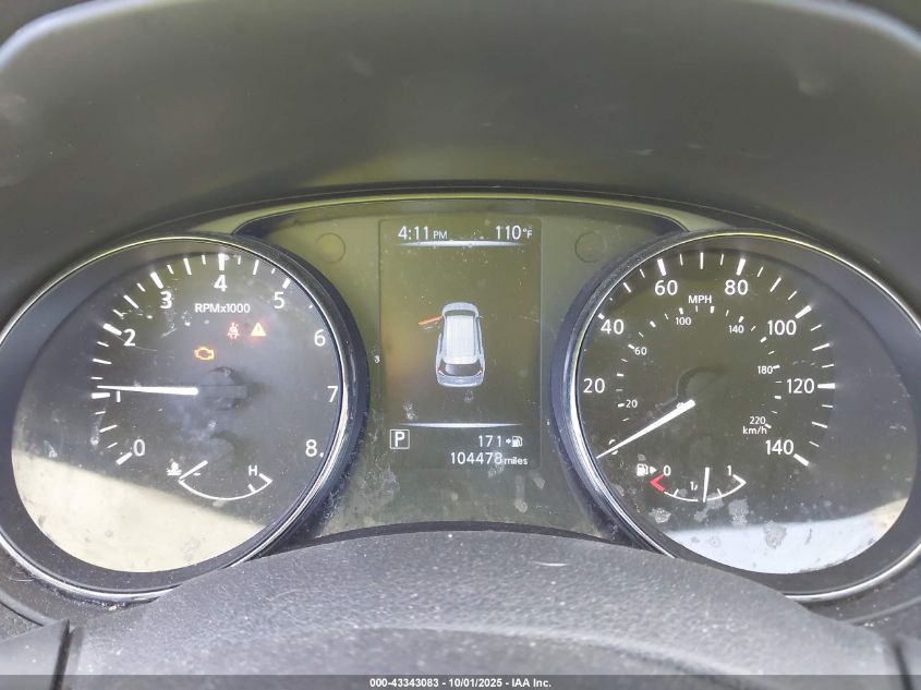 2017 Nissan Rogue Sv VIN: 5N1AT2MV4HC802957 Lot: 43343083