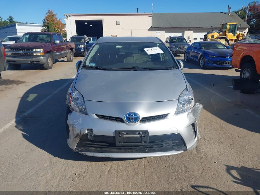 2014 Toyota Prius Two VIN: JTDKN3DU4E1778795 Lot: 43343084