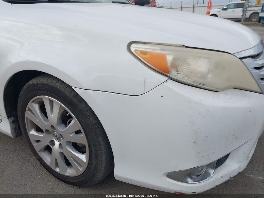 2011 Toyota Avalon VIN: 4T1BK3DB5BU386132 Lot: 43343128