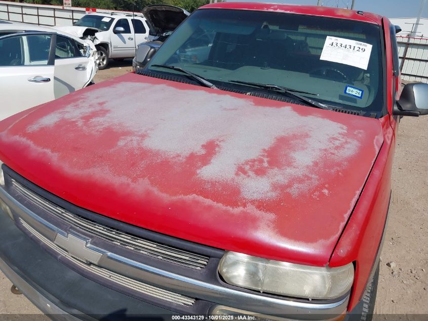 2000 Chevrolet Silverado 2500 Ls VIN: 1GCFC29U3YZ183341 Lot: 43343129