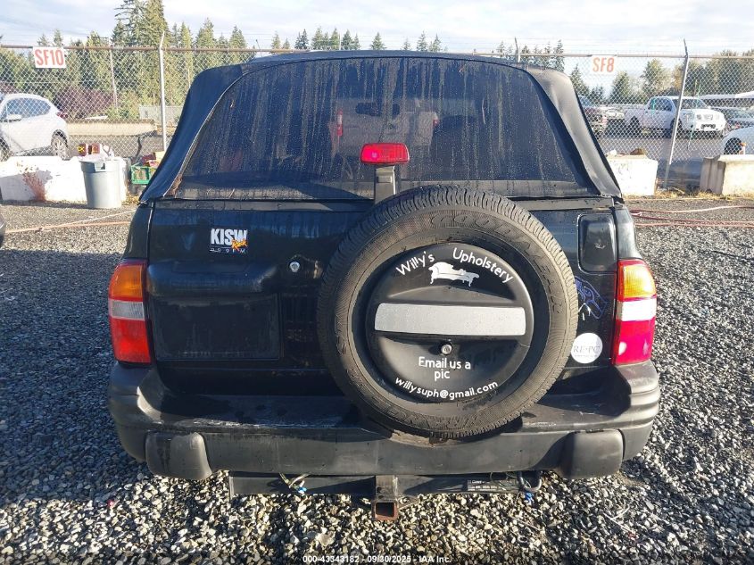 2000 Chevrolet Tracker VIN: 2CNBE18C0Y6928436 Lot: 43343182