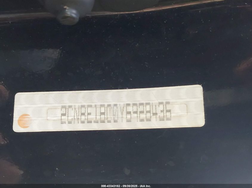 2000 Chevrolet Tracker VIN: 2CNBE18C0Y6928436 Lot: 43343182