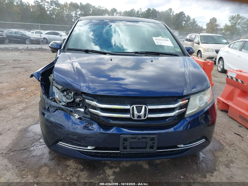 2014 Honda Odyssey Ex VIN: 5FNRL5H40EB077625 Lot: 43343199