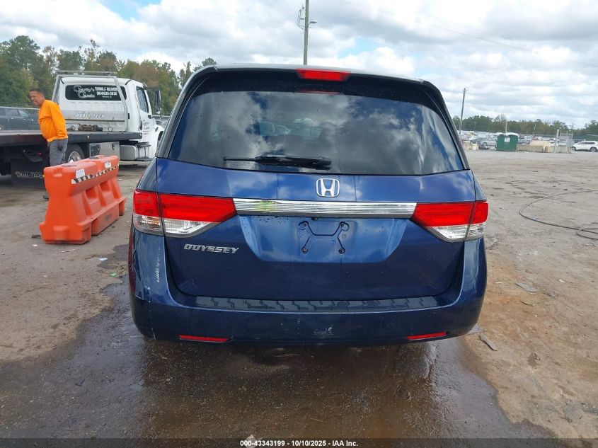 2014 Honda Odyssey Ex VIN: 5FNRL5H40EB077625 Lot: 43343199