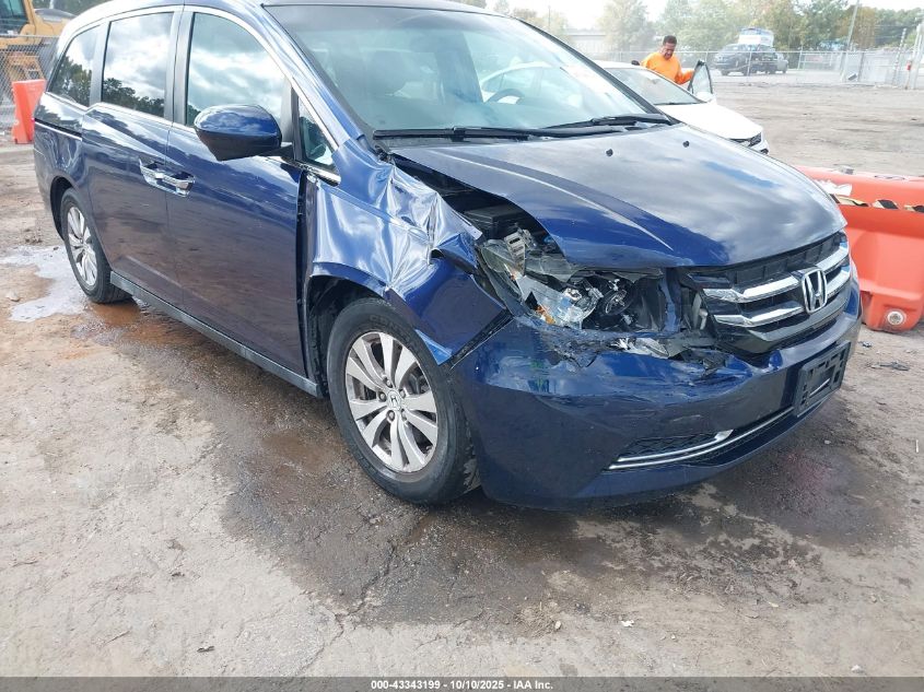 2014 Honda Odyssey Ex VIN: 5FNRL5H40EB077625 Lot: 43343199