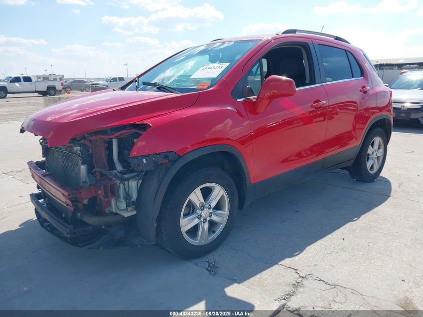 2015 Chevrolet Trax Lt red other gasoline KL7CJRSB6FB058119 photo #3