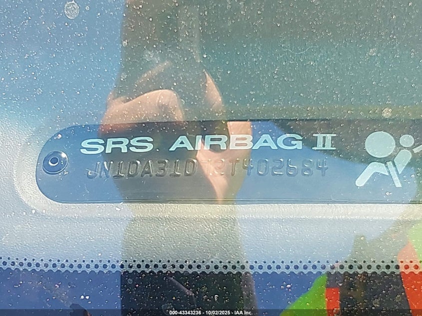 2002 Nissan Maxima Se VIN: JN1DA31D72T402684 Lot: 43343236