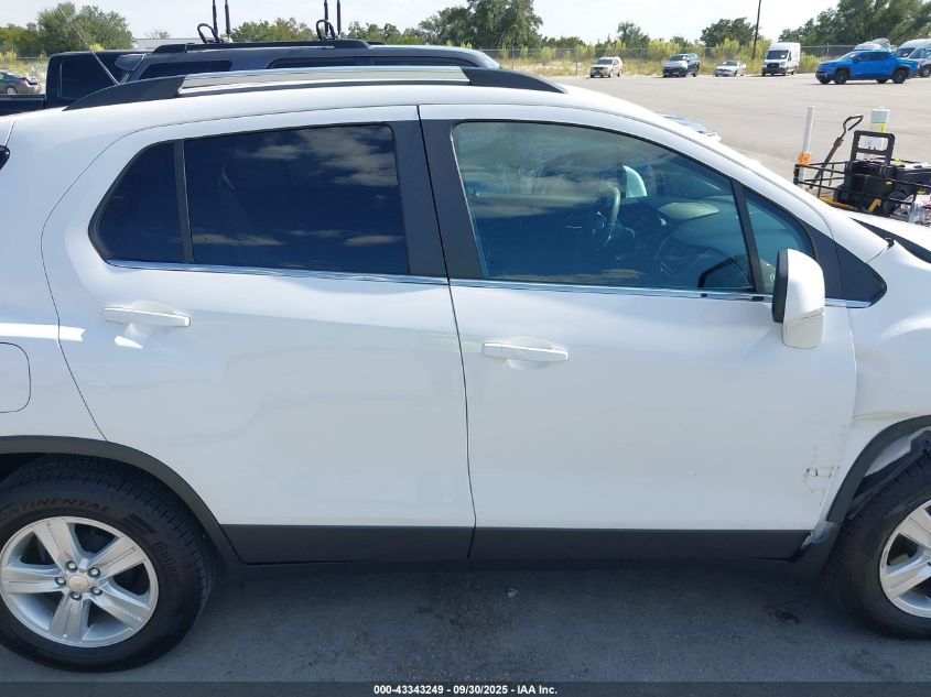 2018 Chevrolet Trax Lt VIN: 3GNCJLSB1JL189327 Lot: 43343249