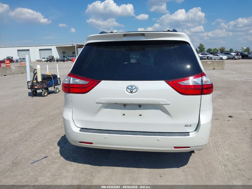 2015 Toyota Sienna Xle 8 Passenger VIN: 5TDYK3DC7FS651294 Lot: 43343263