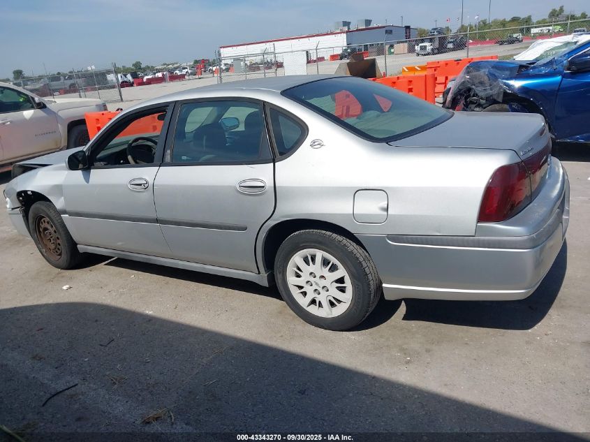 2003 Chevrolet Impala VIN: 2G1WF52E939251343 Lot: 43343270
