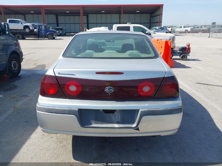 2003 Chevrolet Impala VIN: 2G1WF52E939251343 Lot: 43343270