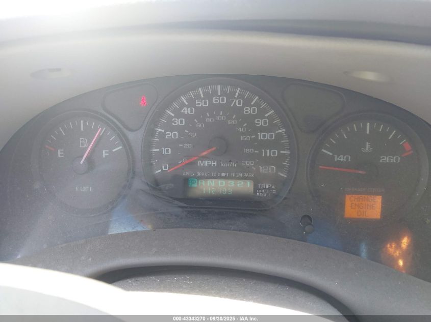 2003 Chevrolet Impala VIN: 2G1WF52E939251343 Lot: 43343270