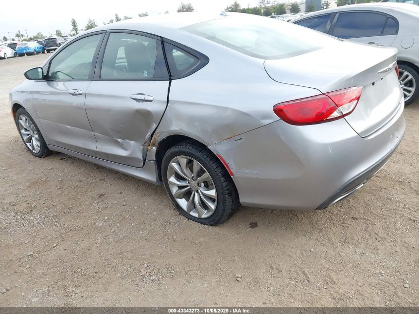 2015 Chrysler 200 S VIN: 1C3CCCBBXFN660857 Lot: 43343273