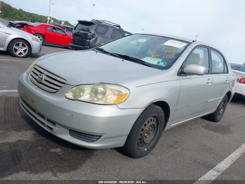 2004 Toyota Corolla Le VIN: 2T1BR32E94C302309 Lot: 43343285