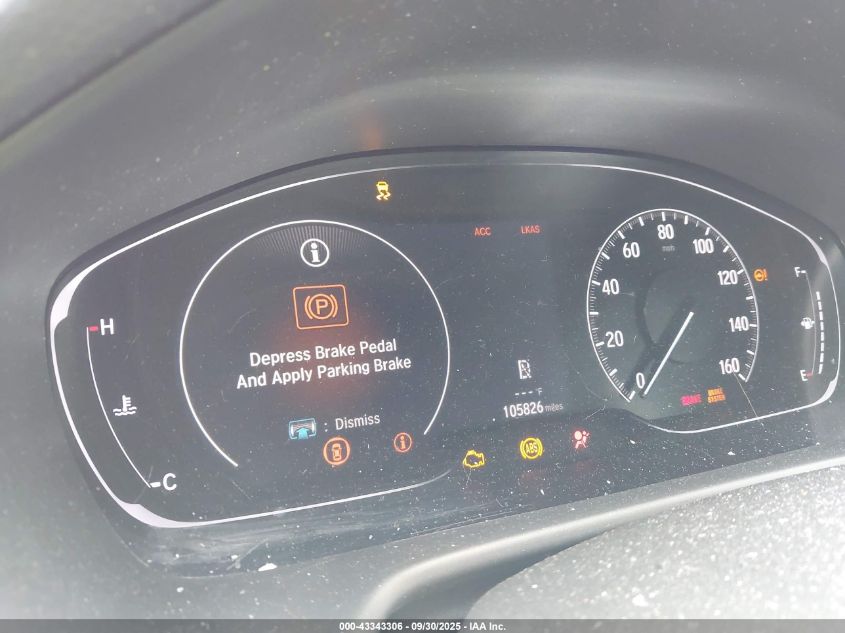 2018 Honda Accord Ex-L 2.0T VIN: 1HGCV2F50JA029377 Lot: 43343306