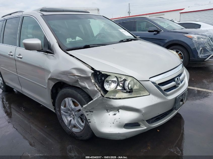 2006 Honda Odyssey Ex-L VIN: 5FNRL38746B010414 Lot: 43343317