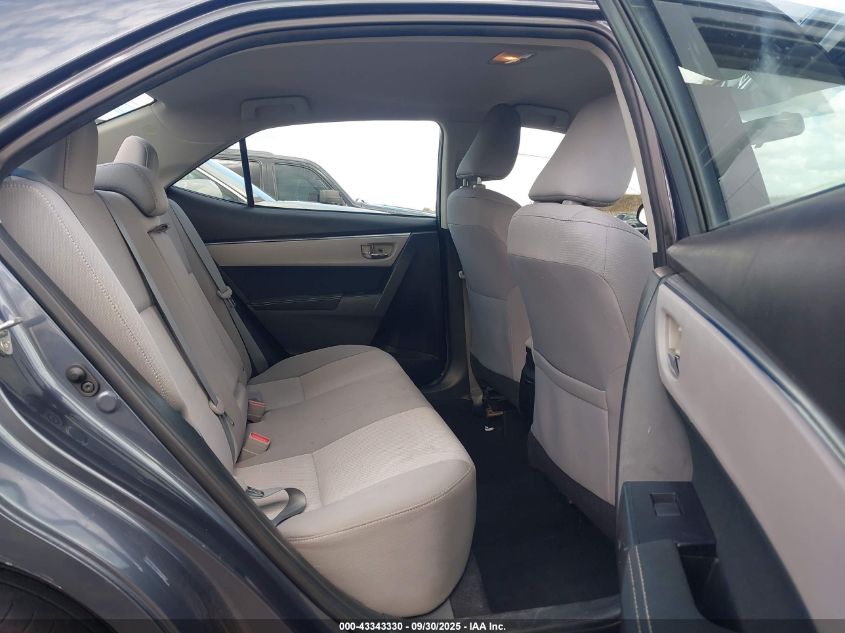 2015 Toyota Corolla Le VIN: 5YFBURHE1FP222417 Lot: 43343330