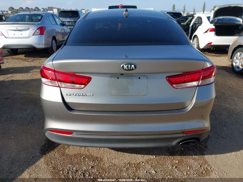 2018 Kia Optima Lx VIN: 5XXGT4L33JG217898 Lot: 43343347