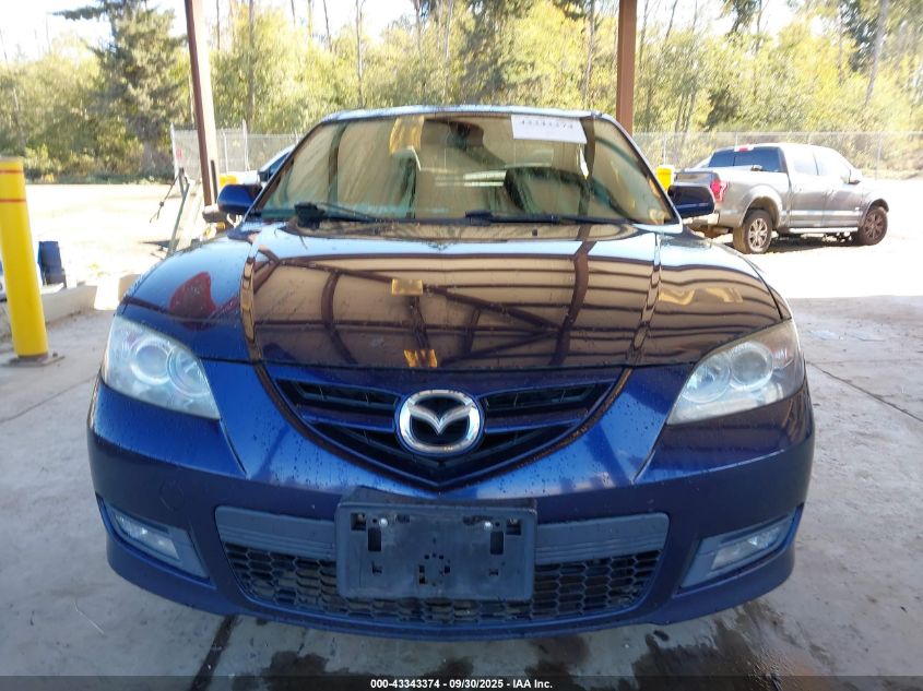 2008 Mazda Mazda3 S Grand Touring VIN: JM1BK323681175600 Lot: 43343374