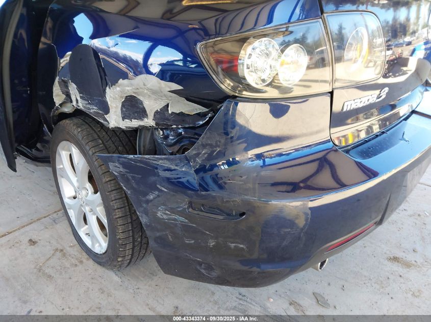 2008 Mazda Mazda3 S Grand Touring VIN: JM1BK323681175600 Lot: 43343374