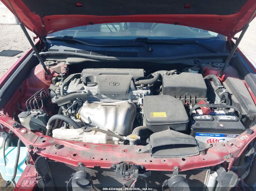 2012 Toyota Camry Se VIN: 4T1BF1FKXCU541166 Lot: 43343424