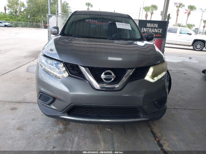 2015 Nissan Rogue S VIN: KNMAT2MT7FP546905 Lot: 43343433