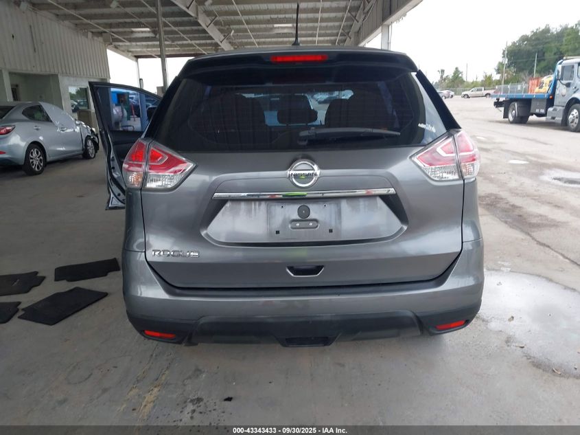 2015 Nissan Rogue S VIN: KNMAT2MT7FP546905 Lot: 43343433