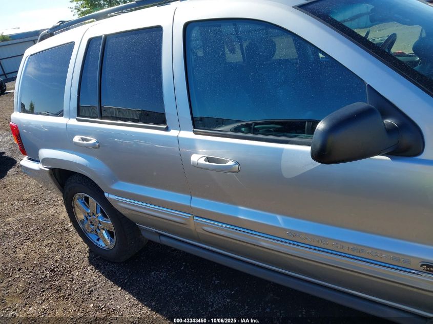 2004 Jeep Grand Cherokee Overland VIN: 1J8GW68J94C365142 Lot: 43343450