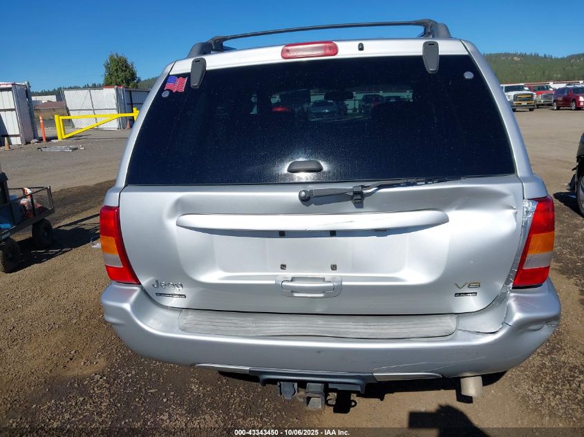 2004 Jeep Grand Cherokee Overland VIN: 1J8GW68J94C365142 Lot: 43343450