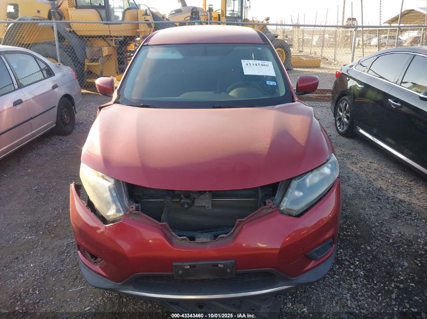 2016 Nissan Rogue S VIN: 5N1AT2MT6GC841935 Lot: 43343460