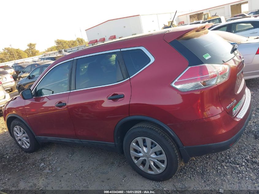 2016 Nissan Rogue S VIN: 5N1AT2MT6GC841935 Lot: 43343460