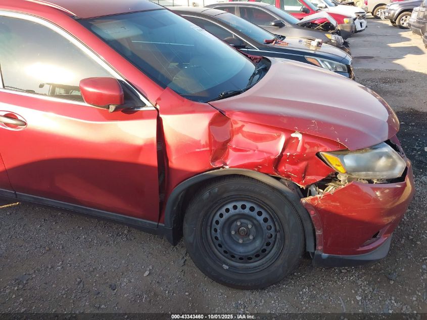 2016 Nissan Rogue S VIN: 5N1AT2MT6GC841935 Lot: 43343460