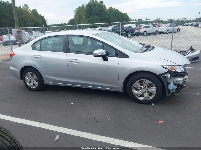 2015 Honda Civic Lx VIN: 2HGFB2F54FH549323 Lot: 43343489
