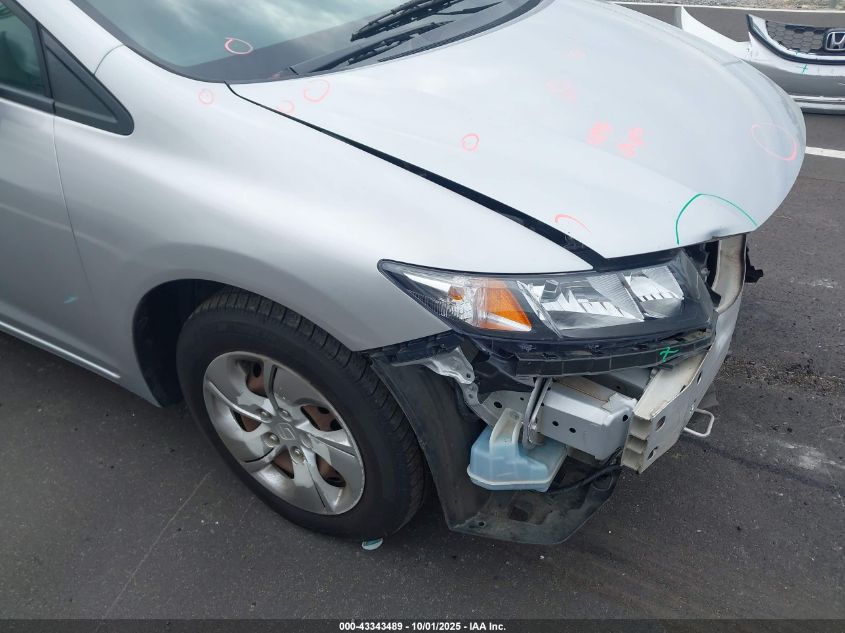 2015 Honda Civic Lx VIN: 2HGFB2F54FH549323 Lot: 43343489
