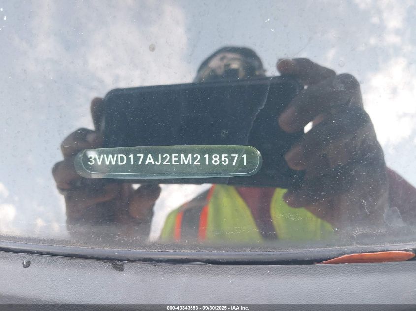 2014 Volkswagen Jetta 1.8T Se VIN: 3VWD17AJ2EM218571 Lot: 43343553