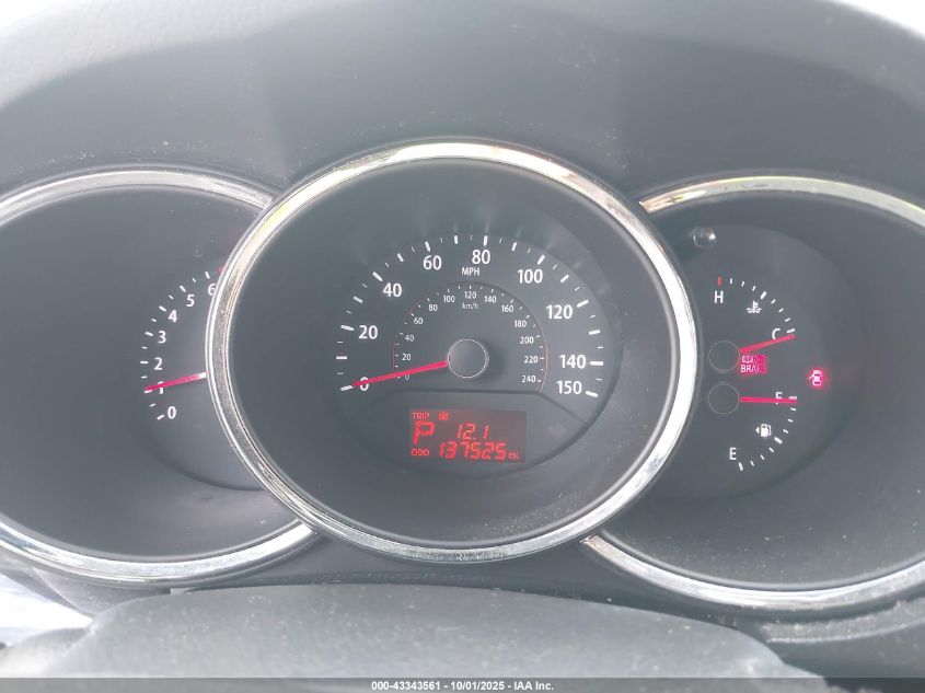 2013 Kia Sorento Lx VIN: 5XYKT3A60DG382549 Lot: 43343561